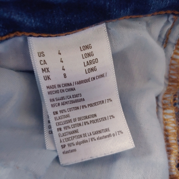 American Eagle Hi-rise Jeggings Size 4 Long - Picture 11 of 12